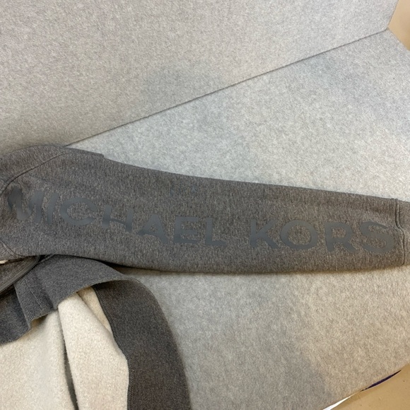 Michael Kors Men's Full Zip Up Sweatshirt Grey Size Medium Very Good Condition - Picture 7 of 11